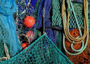 Fishing nets and floats, Lyme Regis harbour